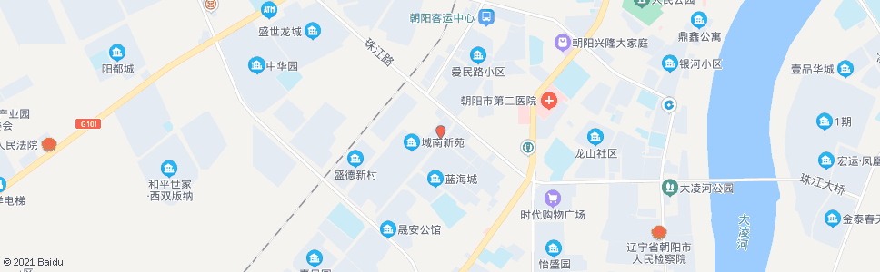 朝阳蓝海左岸_公交站地图_朝阳公交_妙搜公交查询2024