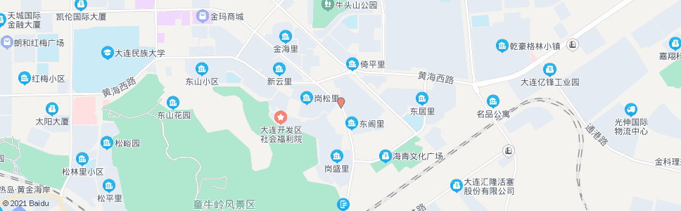 大连开发区二中_公交站地图_大连公交_妙搜公交查询2024