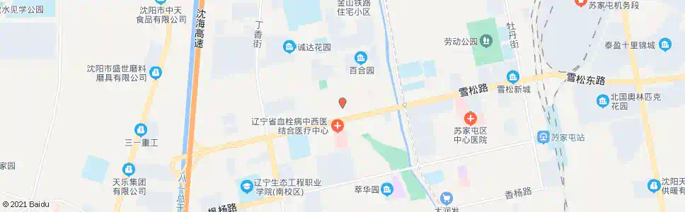 沈阳省血栓医院_公交站地图_沈阳公交_妙搜公交查询2024