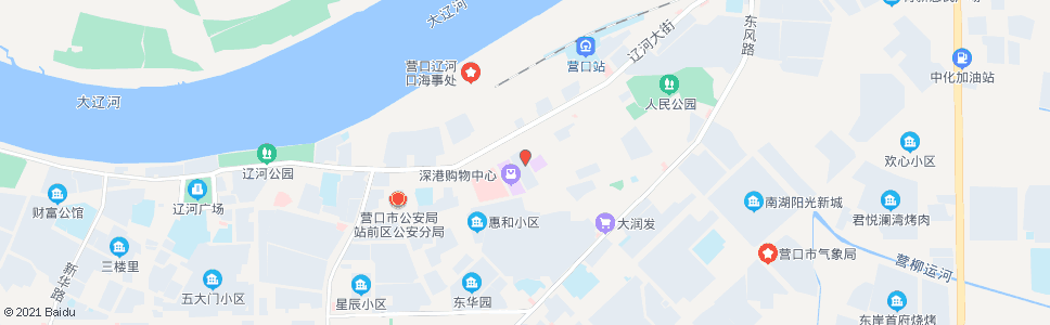 营口东升市场(东升路)_公交站地图_营口公交_妙搜公交查询2024