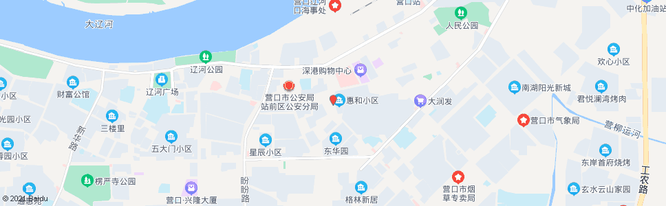 营口东新街_公交站地图_营口公交_妙搜公交查询2024