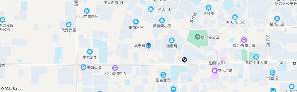 营口奥泰园_公交站地图_营口公交_妙搜公交查询2024