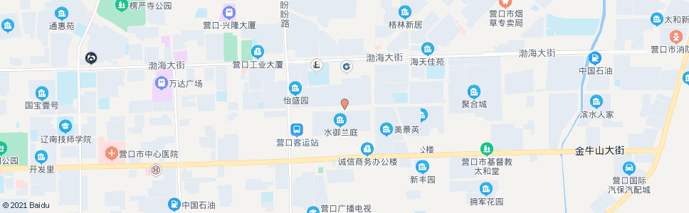 营口中心街(路口北)_公交站地图_营口公交_妙搜公交查询2024