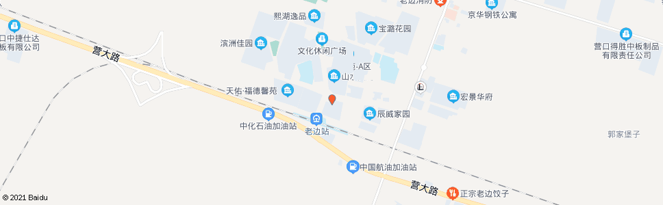 营口老边火车站(营大路)_公交站地图_营口公交_妙搜公交查询2024