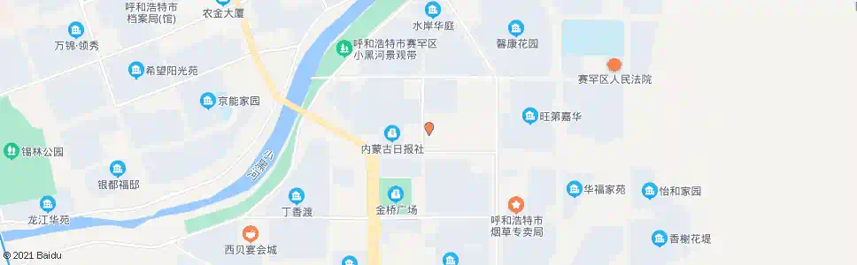 呼和浩特边防家园_公交站地图_呼和浩特公交_妙搜公交查询2024