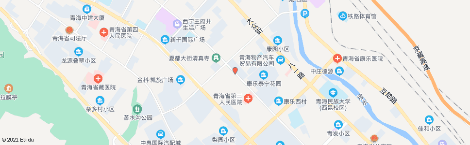 西宁果洛路_公交站地图_西宁公交_妙搜公交查询2024