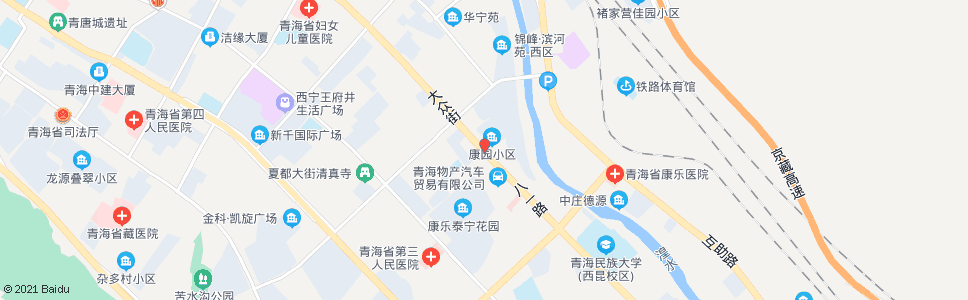 西宁康西路口_公交站地图_西宁公交_妙搜公交查询2024