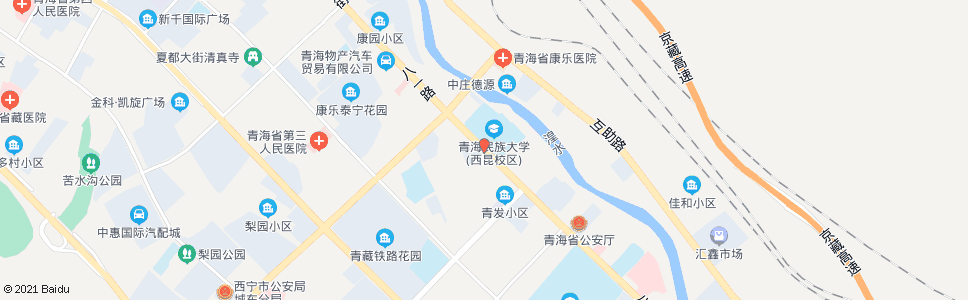 西宁曹家寨_公交站地图_西宁公交_妙搜公交查询2024