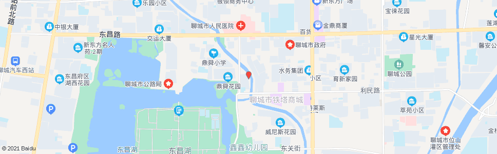 聊城永安码头_公交站地图_聊城公交_妙搜公交查询2024
