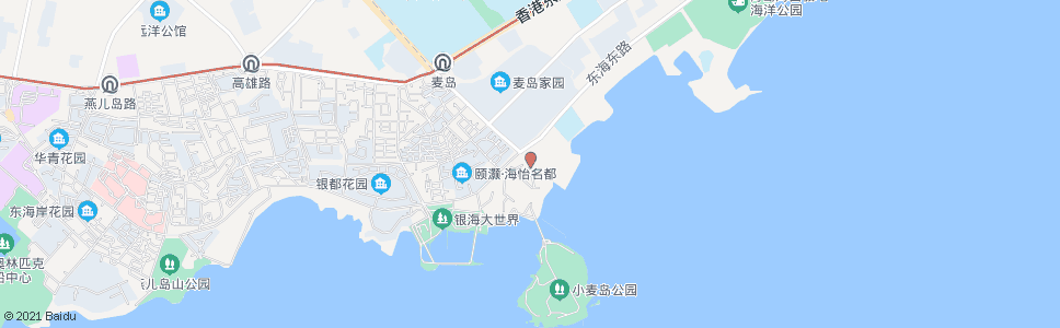 青岛麦岛路停车场_公交站地图_青岛公交_妙搜公交查询2024