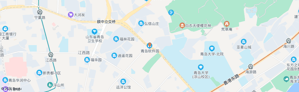 青岛市南软件园_公交站地图_青岛公交_妙搜公交查询2024
