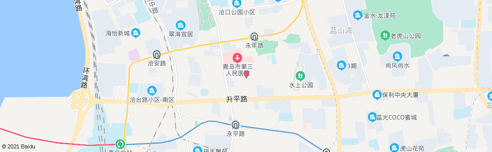 青岛永安路_公交站地图_青岛公交_妙搜公交查询2024