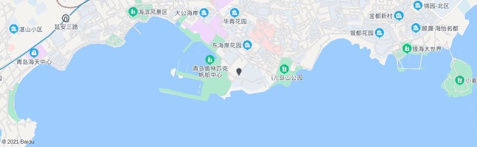 青岛燕岛国际公寓_公交站地图_青岛公交_妙搜公交查询2024