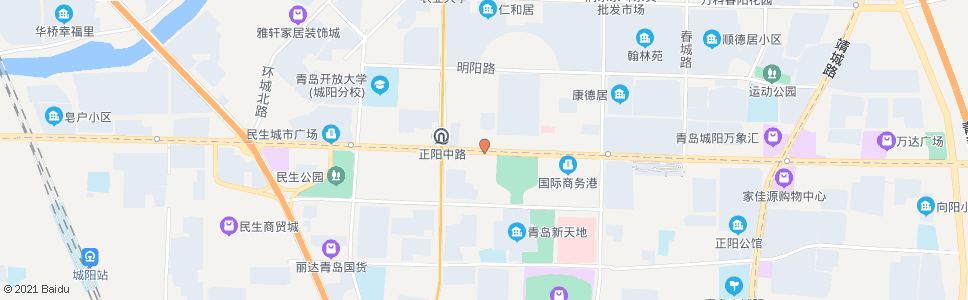 青岛江城路_公交站地图_青岛公交_妙搜公交查询2024