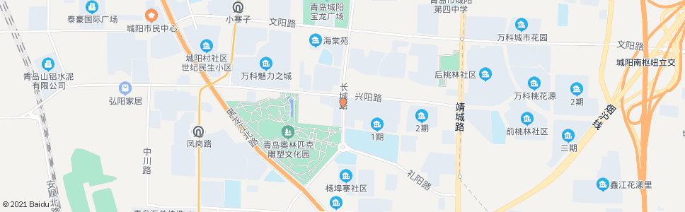 青岛广告产业园_公交站地图_青岛公交_妙搜公交查询2024