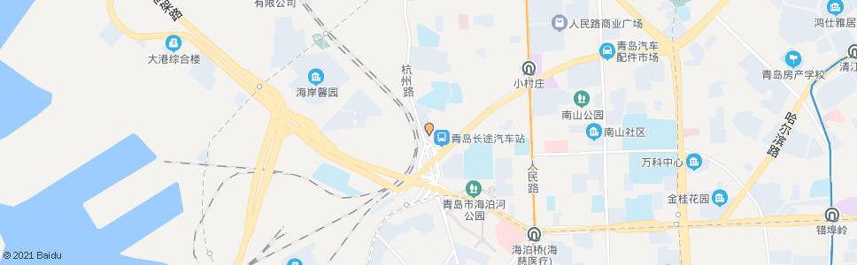 青岛西门_公交站地图_青岛公交_妙搜公交查询2024