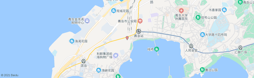 青岛广州路火车站_公交站地图_青岛公交_妙搜公交查询2024