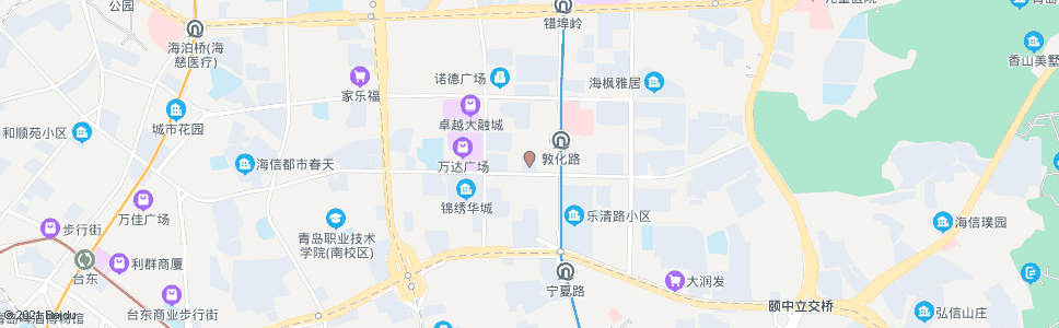 青岛档案馆_公交站地图_青岛公交_妙搜公交查询2024