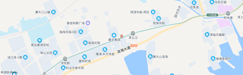 青岛西南村_公交站地图_青岛公交_妙搜公交查询2024