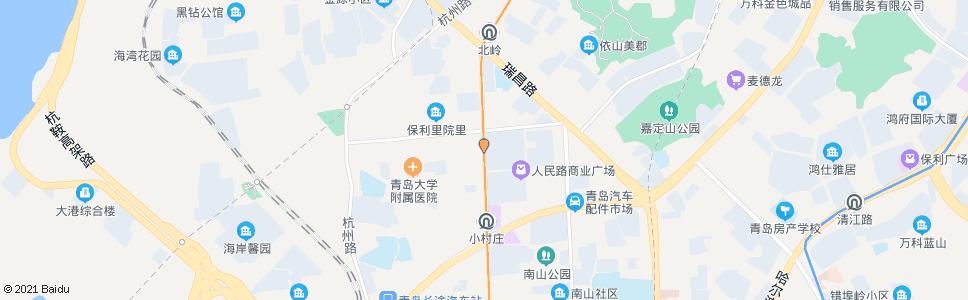青岛嘉定路_公交站地图_青岛公交_妙搜公交查询2024
