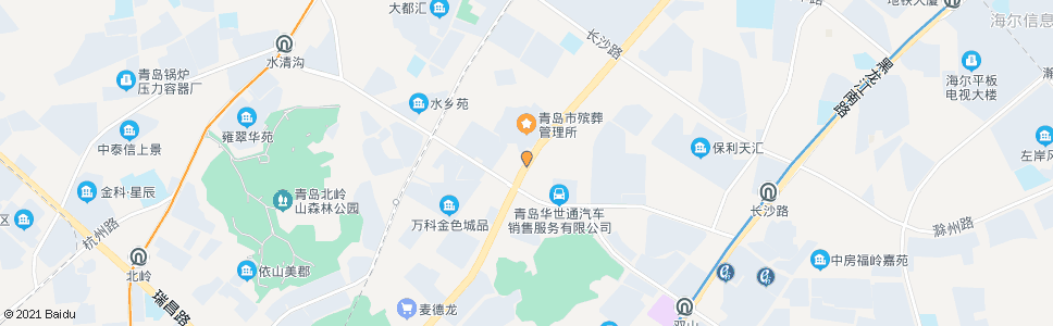 青岛大山村_公交站地图_青岛公交_妙搜公交查询2024