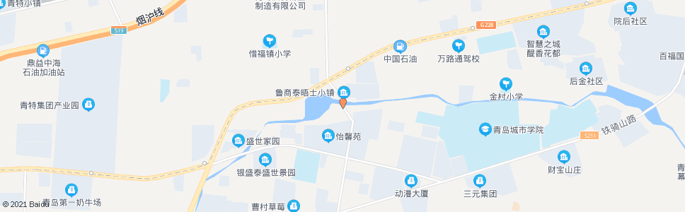 青岛百福路_公交站地图_青岛公交_妙搜公交查询2024