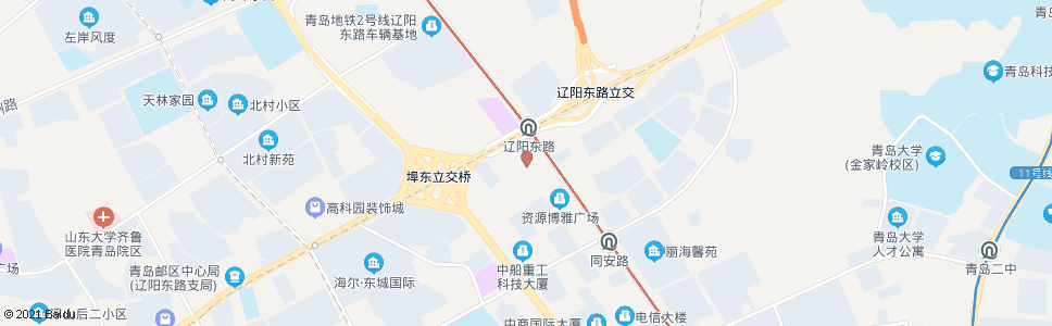 青岛株洲路东站(S293)_公交站地图_青岛公交_妙搜公交查询2024