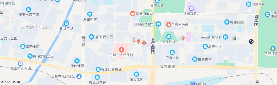 日照中国人民银行_公交站地图_日照公交_妙搜公交查询2024