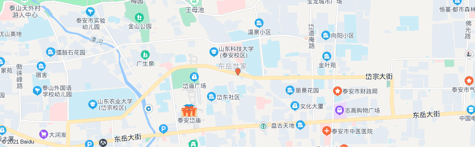 泰安齐鲁银座_公交站地图_泰安公交_妙搜公交查询2024
