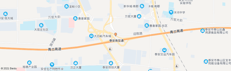 泰安南高新区_公交站地图_泰安公交_妙搜公交查询2024