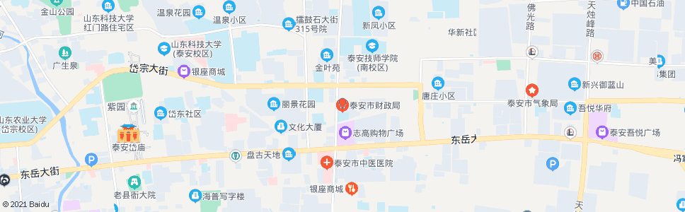 泰安市财政局_公交站地图_泰安公交_妙搜公交查询2024