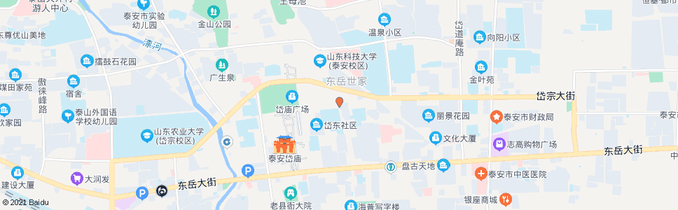 泰安虎山路北段_公交站地图_泰安公交_妙搜公交查询2024