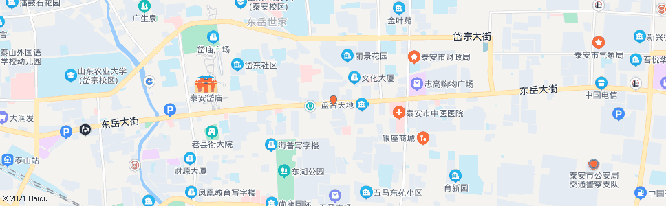 泰安杆石桥_公交站地图_泰安公交_妙搜公交查询2024
