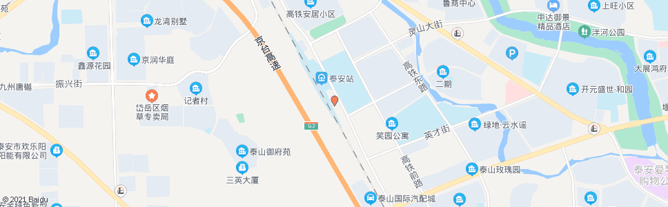 泰安公交高铁停车场_公交站地图_泰安公交_妙搜公交查询2024
