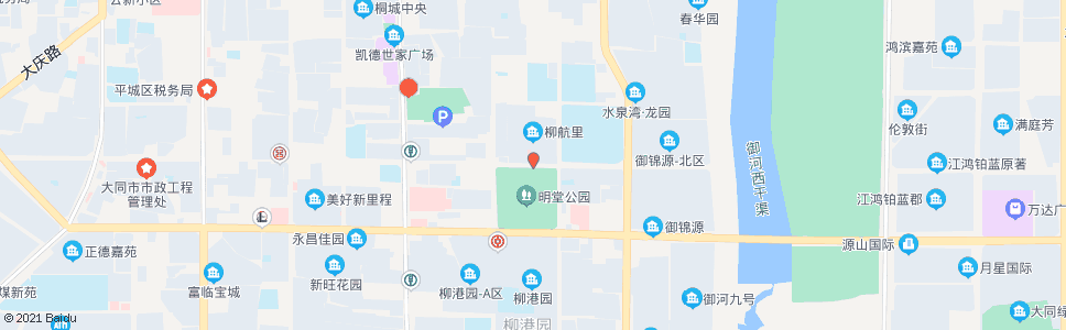 大同柳航里_公交站地图_大同公交_妙搜公交查询2024