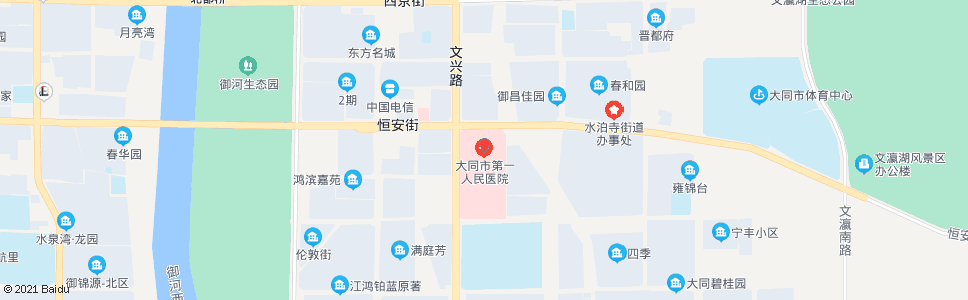 大同一医院_公交站地图_大同公交_妙搜公交查询2024