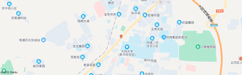 大同新平旺_公交站地图_大同公交_妙搜公交查询2024
