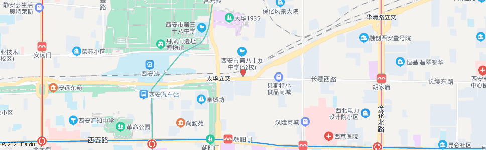 西安三府湾_公交站地图_西安公交_妙搜公交查询2024