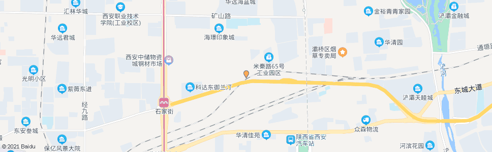 西安杜家街_公交站地图_西安公交_妙搜公交查询2024