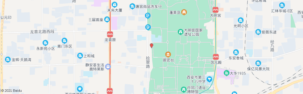 西安建强路_公交站地图_西安公交_妙搜公交查询2024