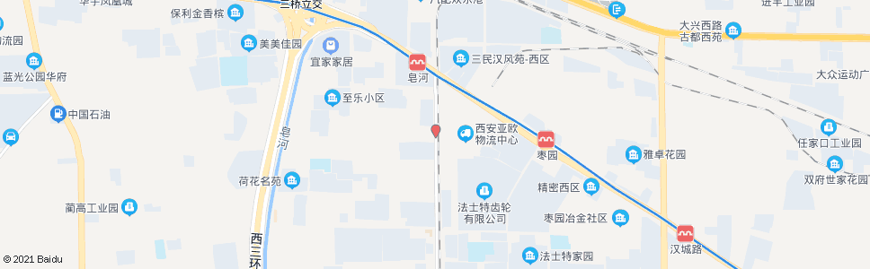 西安杈杨村_公交站地图_西安公交_妙搜公交查询2024
