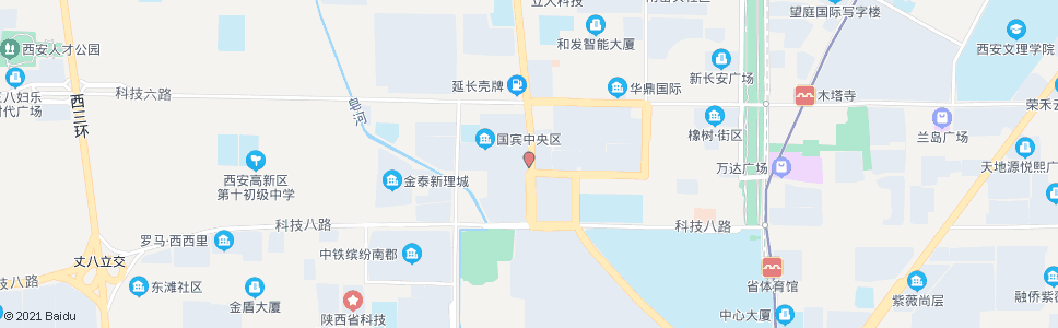 西安茶张村_公交站地图_西安公交_妙搜公交查询2024