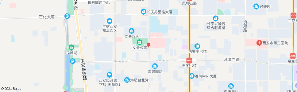 西安长安医院_公交站地图_西安公交_妙搜公交查询2024