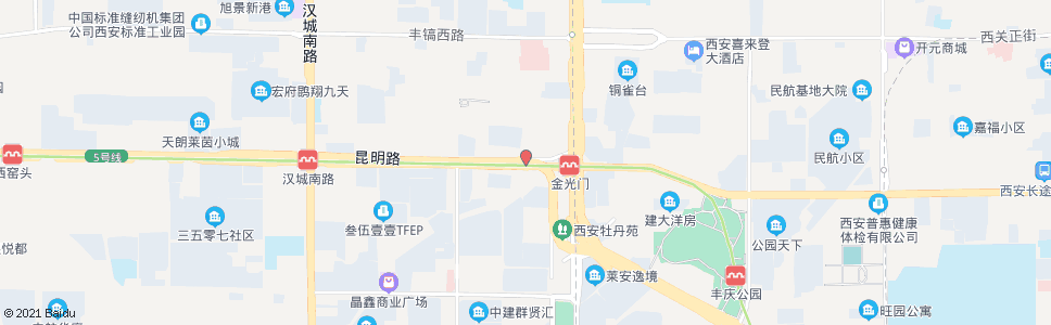 西安二号桥_公交站地图_西安公交_妙搜公交查询2024
