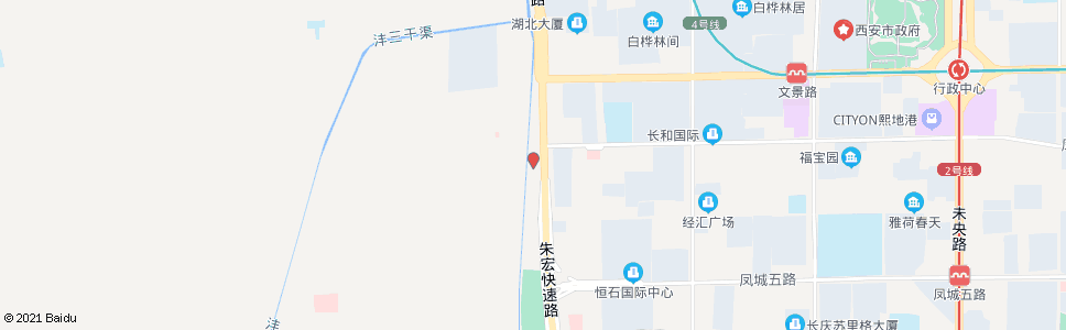 西安朱宏堡_公交站地图_西安公交_妙搜公交查询2024