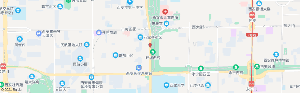 西安205所_公交站地图_西安公交_妙搜公交查询2024