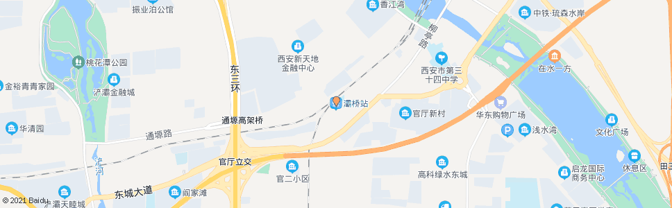 西安灞桥_公交站地图_西安公交_妙搜公交查询2024