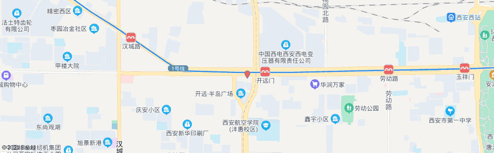 西安高楼村(取消)_公交站地图_西安公交_妙搜公交查询2024