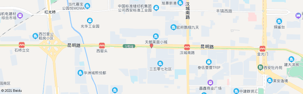 西安西化厂_公交站地图_西安公交_妙搜公交查询2024