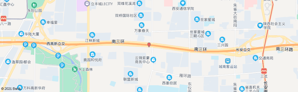 西安南三环_公交站地图_西安公交_妙搜公交查询2024